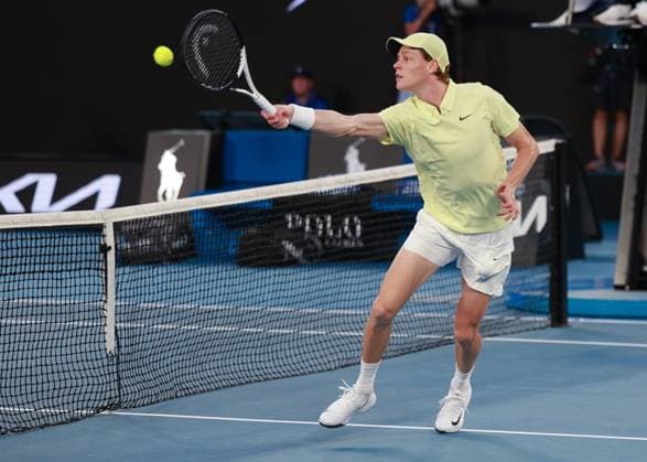Jannik Sinner (ITA), Endspiel, Final, Australian Open 2025, Melbourne Park, Melbourne, Victoria, Australia. Copyright: xJuergenxHasenkopfx