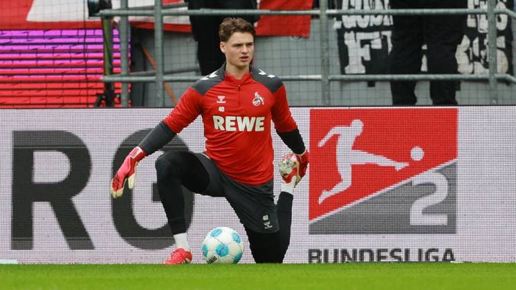 1. FC Köln vs. SV Elversberg, 19. Spieltag, 25.01.2025, 13.00 Uhr, Jonas Urbig (1. FC Köln), Bild: