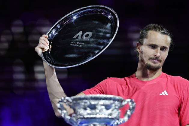 Alexander Zverev, GER, after final of 2025 Australian Open in Melbourne, 26 01 2025; -