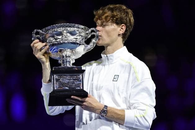 Jannik Sinner, ITA, after final of 2025 Australian Open in Melbourne, 26 01 2025; -