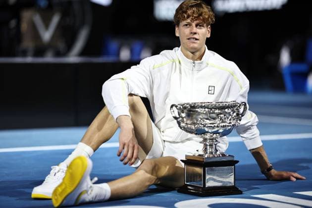 Jannik Sinner, ITA, after final of 2025 Australian Open in Melbourne, 26 01 2025; -
