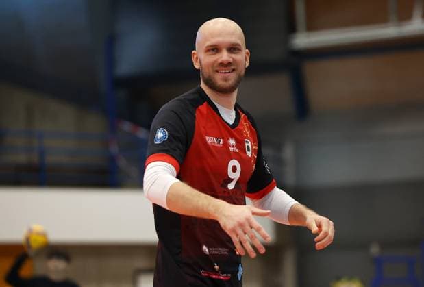 BAU 26.01.2025 Ludwigsburg Volleyball Barock Volleys MTV Ludwigsburg vs. TV Bühl, Pascal Winter (LB)