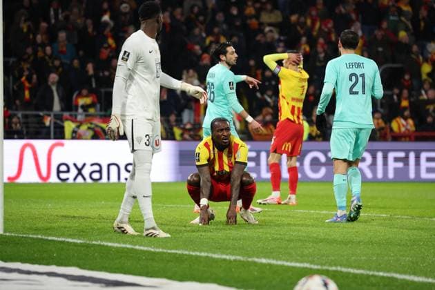 FOOTBALL : RC Lens vs Angers SCO - Ligue 1 - 26 01 2025 M Bala NZOLA (RC Lens) lors du match RC Lens - Angers SCO, Ligue 1, stade Bollaert-Delelis, le 26 janvier 2025  Copyright: xLaurentxSANSONx