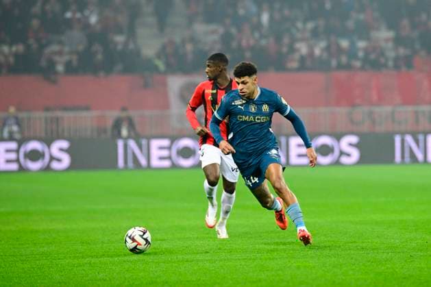 FOOTBALL : OGC Nice VS Olympique de Marseille - Ligue 1 McDonald s - 26 01 2025 L OGC Nice recoit l Olympique de Marseille Ã l Allianz Riviera dans le cadre de la 19e journÃ e de Ligue 1 McDonald s. Luis Henrique (OM) NiceFrance  Copyright: xWilliamxCannarellax