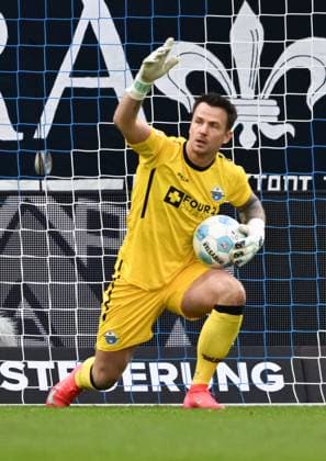 26.01.2025, xsltx, Fussball 2.Bundesliga, SV Darmstadt 98 - SC Paderborn 07 emspor, v.l. Manuel Riemann (SC Paderborn 07) (DFL DFB REGULATIONS PROHIBIT ANY USE OF PHOTOGRAPHS as IMAGE SEQUENCES and or QUASI-VIDEO)