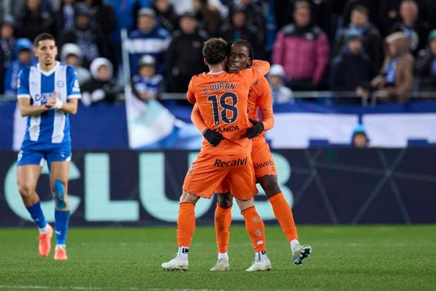 Sport Themen der Woche KW05 Sport Bilder des Tages January 27, 2025, Vitoria, Alava, SPAIN: Pablo Duran of RC Celta de Vigo celebrates after scoring goal during the LaLiga EA Sports match between Deportivo Alaves and RC Celta de Vigo at Mendizorrotza on January 27, 2025, in Vitoria, Spain. Vitoria SPAIN - ZUMAa181 20250127_zaa_a181_039 Copyright: xRicardoxLarreinax