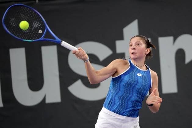 TENNIS - WTA, Tennis Damen Upper Austria Ladies Linz LINZ,AUSTRIA,28.JAN.25 - TENNIS - WTA Tour, Upper Austria Ladies Linz. Image shows Antonia Ruzic (CRO).  GEPAxpictures xWalterxLuger