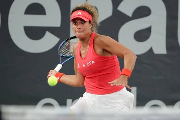 TENNIS - WTA, Tennis Damen Upper Austria Ladies Linz LINZ,AUSTRIA,28.JAN.25 - TENNIS - WTA Tour, Upper Austria Ladies Linz. Image shows Mayar Sherif (EGY).  GEPAxpictures xWalterxLuger