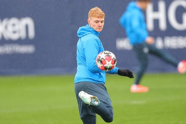 RB Leipzig - Training Champions League Leipzig, 28.01.2025, RBL Trainingszentrum, UEFA Champions League, RB LEIPZIG Abschlusstraining vorm morgigen Spiel bei Sturm Graz , Im Bild: Nicolas Seiwald , Nur zur redaktionellen Nutzung. Editorial use only. ,