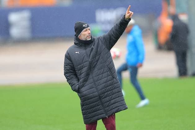 RB Leipzig - Training Champions League Leipzig, 28.01.2025, RBL Trainingszentrum, UEFA Champions League, RB LEIPZIG Abschlusstraining vorm morgigen Spiel bei Sturm Graz , Im Bild: Trainer Marco Rose , Nur zur redaktionellen Nutzung. Editorial use only. ,