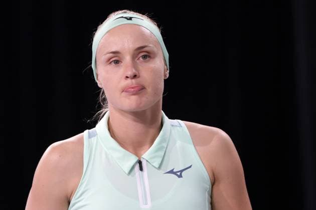 TENNIS - WTA, Tennis Damen Upper Austria Ladies Linz LINZ,AUSTRIA,28.JAN.25 - TENNIS - WTA Tour, Upper Austria Ladies Linz. Image shows Rebecca Sramkova (SVK).  GEPAxpictures xWalterxLuger