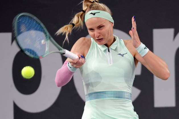 TENNIS - WTA, Tennis Damen Upper Austria Ladies Linz LINZ,AUSTRIA,28.JAN.25 - TENNIS - WTA Tour, Upper Austria Ladies Linz. Image shows Rebecca Sramkova (SVK).  GEPAxpictures xWalterxLuger