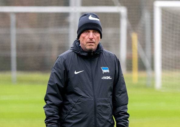 Fußball, Herren, Saison 2024 2025, 2. Bundesliga, Hertha BSC, Training, Co-Trainer Armin Reutershahn (Hertha BSC), 28.01. 2025, Copyright: xMatthiasxKochx