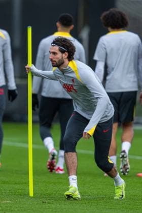 Football - UEFA Champions League - League Phase - PSV Eindhoven v Liverpool FC - MD-1 LIVERPOOL, ENGLAND - Tuesday, January 28, 2025: Liverpool s Dominik Szoboszlai during a training session at the AXA Training Centre ahead of the UEFA Champions League match between PSV Eindhoven and Liverpool FC. (Photo by Jon Super Propaganda) LIVERPOOL AXA Training Centre MERSEYSIDE ENGLAND  Copyright: xDavidxRawcliffex P2025-01-28-PSV_Liverpool_MD-1-22