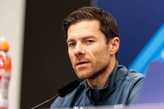 UEFA Champions League: Pressekonferenz Bayer 04 Leverkusen, 28.01.2025 Xabi Alonso (Cheftrainer Bayer 04 Leverkusen) während der Pressekonferenz UEFA Champions League: Pressekonferenz Bayer 04 Leverkusen vor dem Spiel gegen Sparta Prag; BayArena, Leverkusen am 28.01.2025 Copyright: xBEAUTIFULxSPORTS Wunderlx