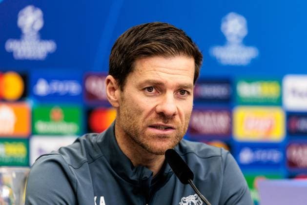 UEFA Champions League: Pressekonferenz Bayer 04 Leverkusen, 28.01.2025 Xabi Alonso (Cheftrainer Bayer 04 Leverkusen) während der Pressekonferenz UEFA Champions League: Pressekonferenz Bayer 04 Leverkusen vor dem Spiel gegen Sparta Prag; BayArena, Leverkusen am 28.01.2025 Copyright: xBEAUTIFULxSPORTS Wunderlx