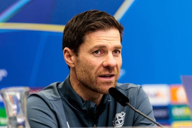 UEFA Champions League: Pressekonferenz Bayer 04 Leverkusen, 28.01.2025 Xabi Alonso (Cheftrainer Bayer 04 Leverkusen) während der Pressekonferenz UEFA Champions League: Pressekonferenz Bayer 04 Leverkusen vor dem Spiel gegen Sparta Prag; BayArena, Leverkusen am 28.01.2025 Copyright: xBEAUTIFULxSPORTS Wunderlx