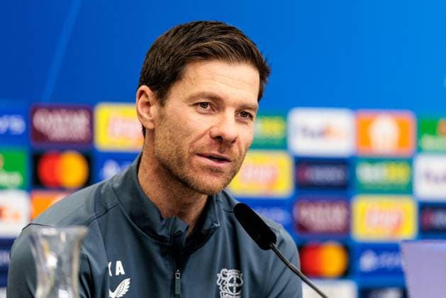 UEFA Champions League: Pressekonferenz Bayer 04 Leverkusen, 28.01.2025 Xabi Alonso (Cheftrainer Bayer 04 Leverkusen) während der Pressekonferenz UEFA Champions League: Pressekonferenz Bayer 04 Leverkusen vor dem Spiel gegen Sparta Prag; BayArena, Leverkusen am 28.01.2025 Copyright: xBEAUTIFULxSPORTS Wunderlx