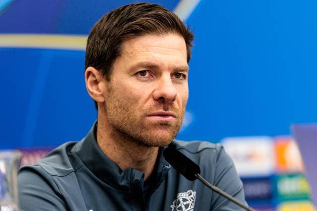 UEFA Champions League: Pressekonferenz Bayer 04 Leverkusen, 28.01.2025 Xabi Alonso (Cheftrainer Bayer 04 Leverkusen) während der Pressekonferenz UEFA Champions League: Pressekonferenz Bayer 04 Leverkusen vor dem Spiel gegen Sparta Prag; BayArena, Leverkusen am 28.01.2025 Copyright: xBEAUTIFULxSPORTS Wunderlx