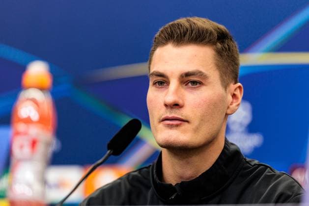 UEFA Champions League: Pressekonferenz Bayer 04 Leverkusen, 28.01.2025 Patrick Schick (Bayer 04 Leverkusen, 14) während der Pressekonferenz UEFA Champions League: Pressekonferenz Bayer 04 Leverkusen vor dem Spiel gegen Sparta Prag; BayArena, Leverkusen am 28.01.2025 Copyright: xBEAUTIFULxSPORTS Wunderlx