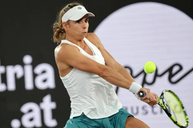 TENNIS - WTA, Tennis Damen Upper Austria Ladies Linz LINZ,AUSTRIA,28.JAN.25 - TENNIS - WTA Tour, Upper Austria Ladies Linz. Image shows Julia Grabher (AUT).  GEPAxpictures xWalterxLuger