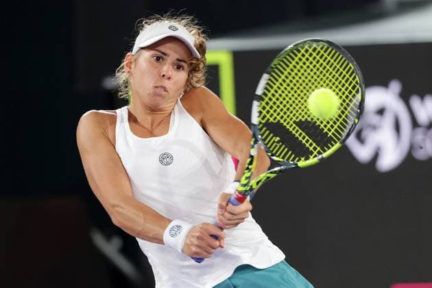 Sport Themen der Woche KW05 Sport Bilder des Tages TENNIS - WTA, Tennis Damen Upper Austria Ladies Linz LINZ,AUSTRIA,28.JAN.25 - TENNIS - WTA Tour, Upper Austria Ladies Linz. Image shows Julia Grabher (AUT).  GEPAxpictures xWalterxLuger