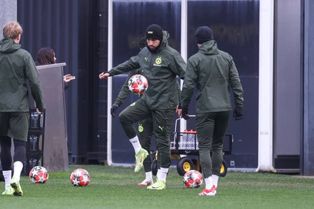 28.01.2025, Abschlusstraining zum UEFA Champions League Spiel zwischen Borussia Dortmund und Shakhtar Donetsk, Emre Can (Borussia Dortmund), Dortmund Trainingsgelände Borussia Dortmund NRW Deutschland xRHR-FOTO DEx Copyright: DennisxEwert RHR-FOTOx RHR-FOTO DE