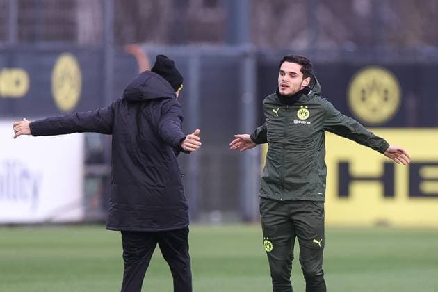 28.01.2025, Abschlusstraining zum UEFA Champions League Spiel zwischen Borussia Dortmund und Shakhtar Donetsk, Kjell-Arik Wätjen (Borussia Dortmund), Dortmund Trainingsgelände Borussia Dortmund NRW Deutschland xRHR-FOTO DEx Copyright: DennisxEwert RHR-FOTOx RHR-FOTO DE