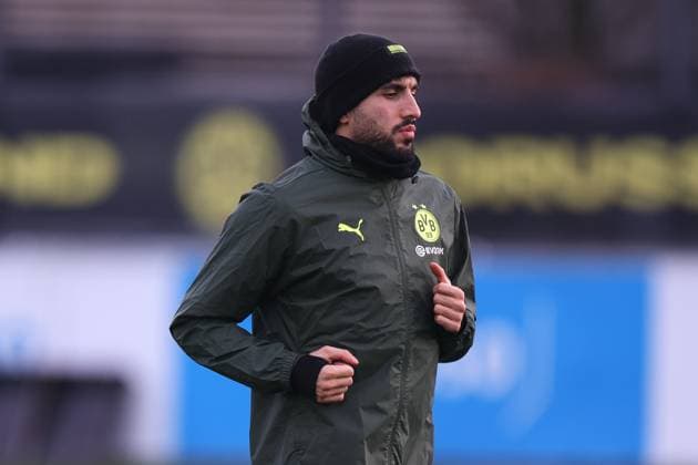 28.01.2025, Abschlusstraining zum UEFA Champions League Spiel zwischen Borussia Dortmund und Shakhtar Donetsk, Emre Can (Borussia Dortmund), Dortmund Trainingsgelände Borussia Dortmund NRW Deutschland xRHR-FOTO DEx Copyright: DennisxEwert RHR-FOTOx RHR-FOTO DE