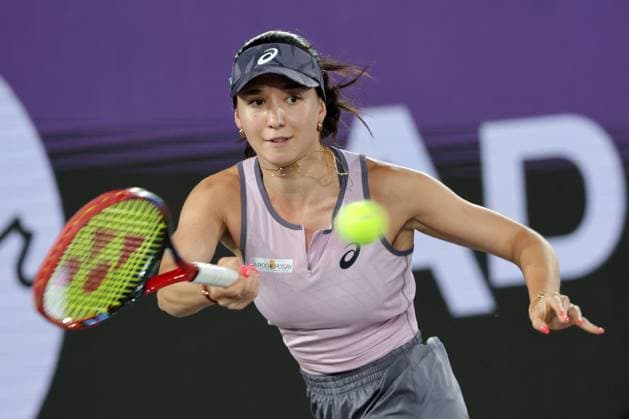 TENNIS - WTA, Tennis Damen Upper Austria Ladies Linz LINZ,AUSTRIA,28.JAN.25 - TENNIS - WTA Tour, Upper Austria Ladies Linz. Image shows Eva Lys (GER).  GEPAxpictures xWalterxLuger