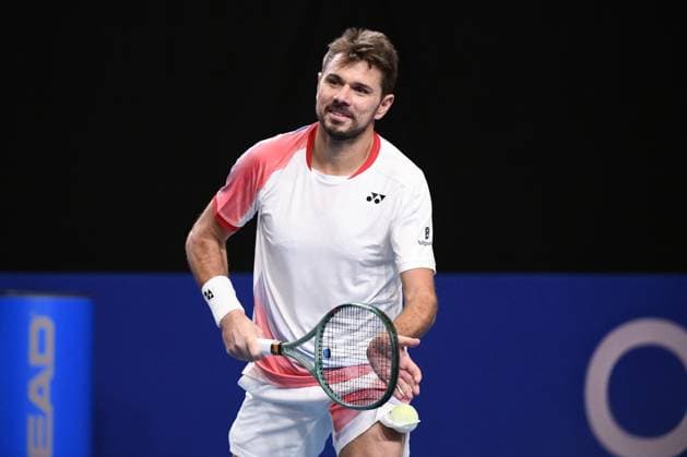 TENNIS : Open Sud de France ATP, Tennis Herren 250 - 28 01 2025 MONTPELLIER, FRANCE - JANVIER 28 : WC Arthur CAZAUX (FRA) - Stan WAWRINKA (SUI) vs. Tallon GRIEKSPOOR (NED) - Bart STEVENS (NED) lors du tournoi Open Sud de France ATP 250 a Montpellier le 29 janvier 2025. France  Copyright: xValentinaxClaretx