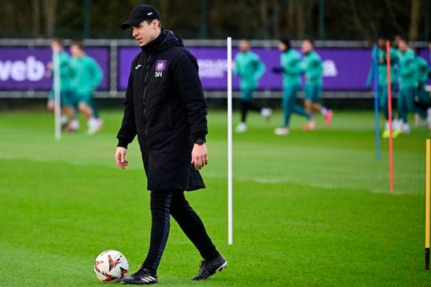 RSC Anderlecht v Hoffenheim - UEFA Europa League Media Activities 29 01 2025 ANDERLECHT, BELGIUM - JANUARY 29 : Hubert David head coach of RSC Anderlecht pictured during a training session ahead of the UEFA Europa League 2024 25 League Phase MD8 match between RSC Anderlecht and Hoffenheim on January 29, 2025 in Anderlecht, Belgium, 29 01 2025 Anderlecht Belgium  Copyright: xPeterxDexVoechtx