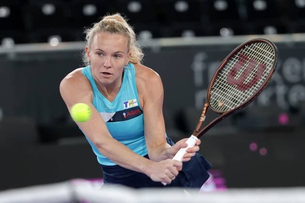 TENNIS - WTA, Tennis Damen Upper Austria Ladies Linz LINZ,AUSTRIA,29.JAN.25 - TENNIS - WTA Tour, Upper Austria Ladies Linz. Image shows Katerina Siniakova (CZE).  GEPAxpictures xWalterxLuger