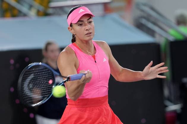 TENNIS - WTA, Tennis Damen Upper Austria Ladies Linz LINZ,AUSTRIA,29.JAN.25 - TENNIS - WTA Tour, Upper Austria Ladies Linz. Image shows Elina Avanesyan (ARM).  GEPAxpictures xWalterxLuger