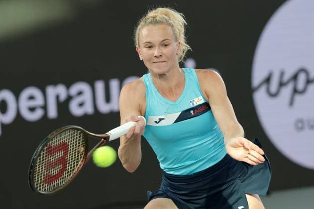 TENNIS - WTA, Tennis Damen Upper Austria Ladies Linz LINZ,AUSTRIA,29.JAN.25 - TENNIS - WTA Tour, Upper Austria Ladies Linz. Image shows Katerina Siniakova (CZE).  GEPAxpictures xWalterxLuger