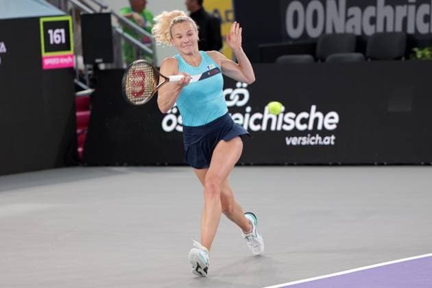 TENNIS - WTA, Tennis Damen Upper Austria Ladies Linz LINZ,AUSTRIA,29.JAN.25 - TENNIS - WTA Tour, Upper Austria Ladies Linz. Image shows Katerina Siniakova (CZE).  GEPAxpictures xWalterxLuger
