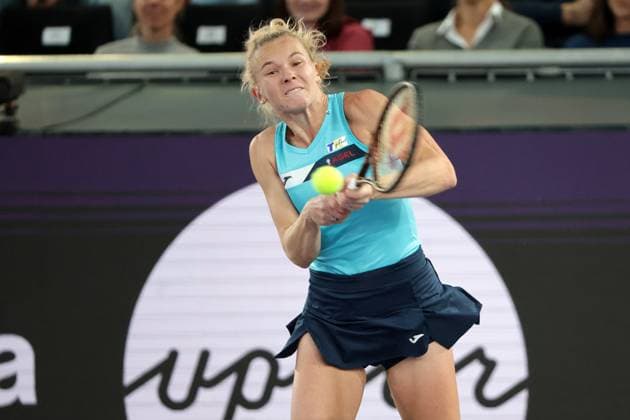 TENNIS - WTA, Tennis Damen Upper Austria Ladies Linz LINZ,AUSTRIA,29.JAN.25 - TENNIS - WTA Tour, Upper Austria Ladies Linz. Image shows Katerina Siniakova (CZE).  GEPAxpictures xWalterxLuger