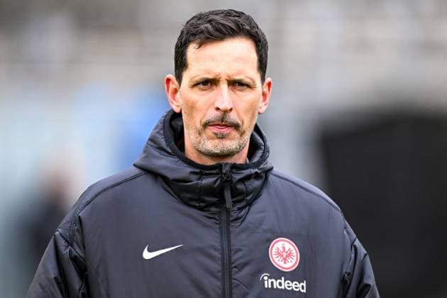 Dino Toppmoeller (Eintracht Frankfurt, Trainer), GER, Abschlusstraining, Eintracht Frankfurt, Fussball, UEFA Europa League, 8. Spieltag, Spielzeit 2024 25, 29.01.2025. GER, Abschlusstraining, Eintracht Frankfurt, Fussball, UEFA Europa League, 8. Spieltag, Spielzeit 2024 25, 29.01.2025. Frankfurt am Main Copyright: xEibner-Pressefoto FlorianxWiegandx EP_FWD