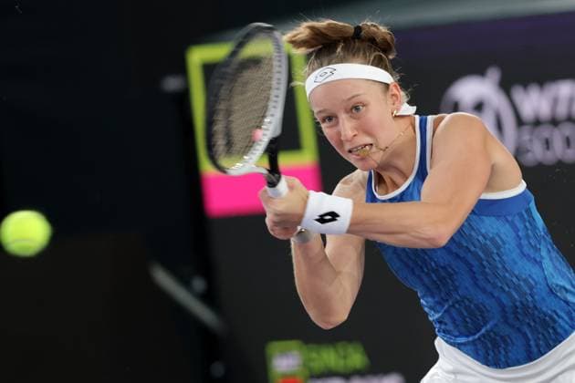 TENNIS - WTA, Tennis Damen Upper Austria Ladies Linz LINZ,AUSTRIA,29.JAN.25 - TENNIS - WTA Tour, Upper Austria Ladies Linz. Image shows Sinja Kraus (AUT).  GEPAxpictures xWalterxLuger