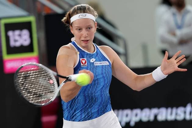 TENNIS - WTA, Tennis Damen Upper Austria Ladies Linz LINZ,AUSTRIA,29.JAN.25 - TENNIS - WTA Tour, Upper Austria Ladies Linz. Image shows Sinja Kraus (AUT).  GEPAxpictures xWalterxLuger