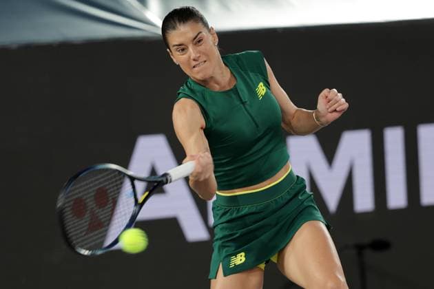 TENNIS - WTA, Tennis Damen Upper Austria Ladies Linz LINZ,AUSTRIA,29.JAN.25 - TENNIS - WTA Tour, Upper Austria Ladies Linz. Image shows Sorana Cirstea (ROU).  GEPAxpictures xWalterxLuger