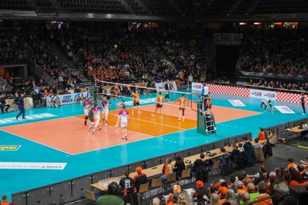Die volle Max-Schmeling-Halle, BRVolleys vs PGE Projekt Warschau n, Champions League , 2025_01_29 Berlin Berlin Land Copyright: xFootxBowl ThomasxSobotzkix