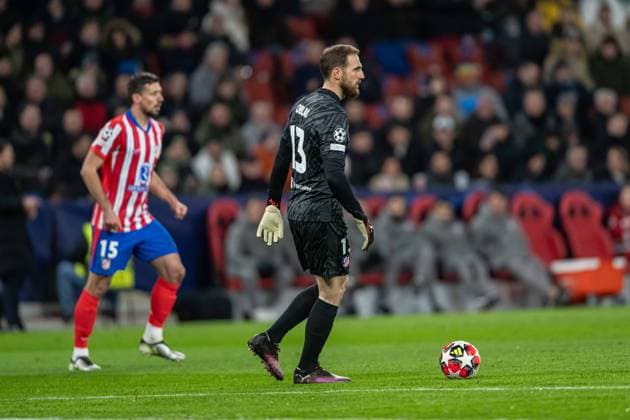 Jan Oblak during UEFA Champions league match, Red Bull Salzburg - Atletico Madrid , 29. january 2025, Red Bull Arena, Salzburg, Austria Copyright: xMICHALxFAJT,ZOSPORTU.SKx FAJ_0730