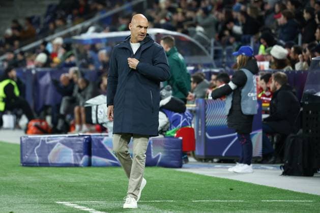 SOCCER - UEFA CL, RBS vs Atletico SALZBURG,AUSTRIA,29.JAN.25 - SOCCER - UEFA Champions League, Red Bull Salzburg vs Atletico Madrid. Image shows head coach Thomas Letsch (RBS).  GEPAxpictures xDavidxGeieregger