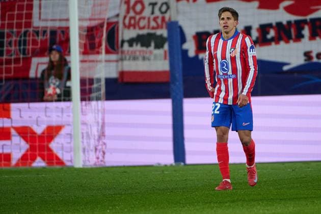 Salzburg, Österreich 29. Januar 2025: Champions League - 2024 2025 - RB Salzburg vs. Atletico de Madrid Im Bild: Torschütze Guiliano Simeone (Madrid) nach seinem Tor zum 0:1 Red Bull Arena Copyright: xFotostandx xWassmuthx