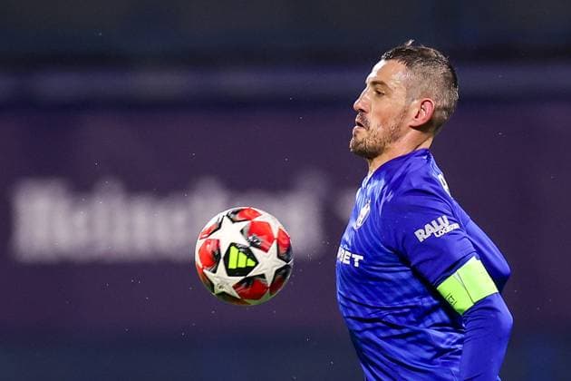 GNK Dinamo v AC Milan - UEFA Champions League 2024 25 League Phase MD8 Arijan Ademi of Dinamo Zagreb in action during the UEFA Champions League 2024 25 League Phase MD8 match between GNK Dinamo and AC Milan at Maksimir Stadium on January 29, 2025. in Zagreb, Croatia.  LukaxStanzl PIXSELL