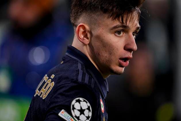 Juventus& x2019; Francisco Conceicao during the Uefa Champions League soccer match between Juventus Fc and Benfica at the Juventus stadium in Turin, round 8 8 - north west Italy - January 29, 2025. - Soccer .  Copyright: xFabioxFerrari LaPressex
