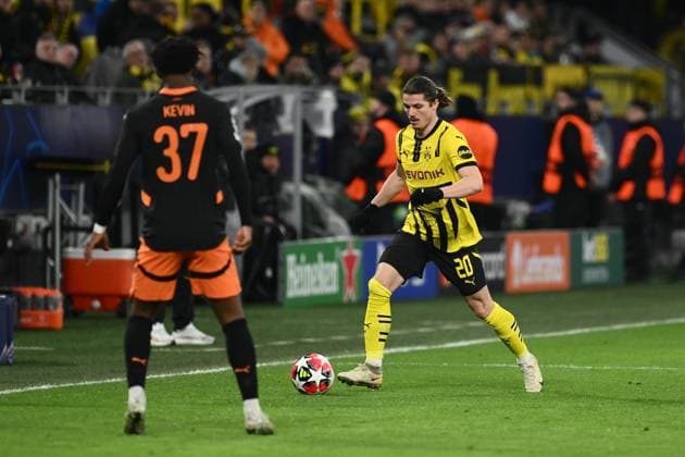 DORTMUND, GERMANY - 29 JANUARY, 2025: ++ - The match UEFA Champions League Borussia Dortmund vs. Shakhtar Donetsk at Signal Iduna Park. For editorial use only. Resale or distribution is prohibited.  Copyright: xVITALIIxKLIUIEVx