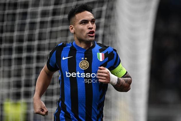 Cm Milano 29 01 2025 - Champions League Inter-Monaco foto Cristiano Mazzi Image nella foto: esultanza gol Lautaro Martinez 