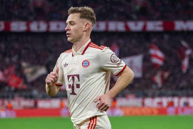 Joshua Kimmich (FC Bayern Muenchen, 06), GER, FC Bayern Muenchen vs. SK Slovan Bratislava, Fussball, UEFA Champions League, 8. Spieltag, Spielzeit 2024 2025, 29.01.2025, GER, FC Bayern Muenchen vs. SK Slovan Bratislava, Fussball, UEFA Champions League, 8. Spieltag, Spielzeit 2024 2025, 29.01.2025 Muenchen Copyright: xEibner-Pressefoto JennixMaulx EP_JML